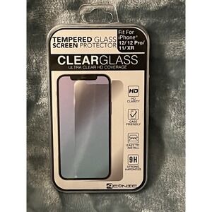 Aconic Tempered Glass‎ Screen Protector Clear Glass-iPhone 11/XR/12/12 Pro